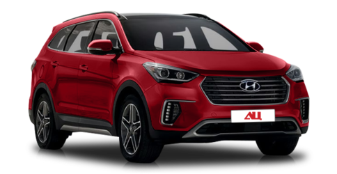 Hyundai Grand Santa Fe Red Merlot Pearl